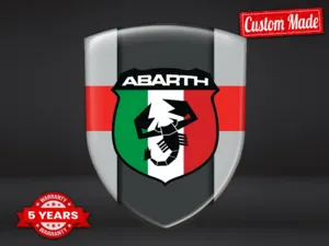 Fiat Abarth Silikon Auto Aufkleber Pro Max Haltbar Stilvoll